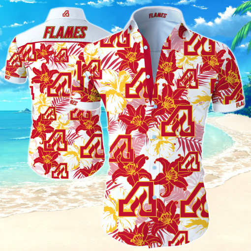 Nhl Atlanta Flames Hawaiian Shirt