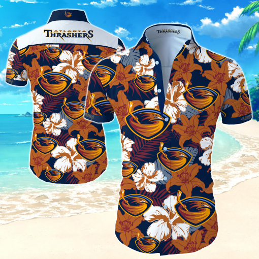 Nhl Atlanta Thrashers Hawaiian Shirt