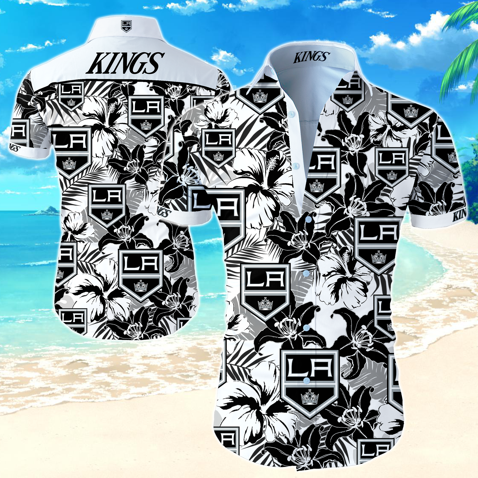 Nhl Los Angeles Kings Hawaiian Shirt - Pick A Quilt