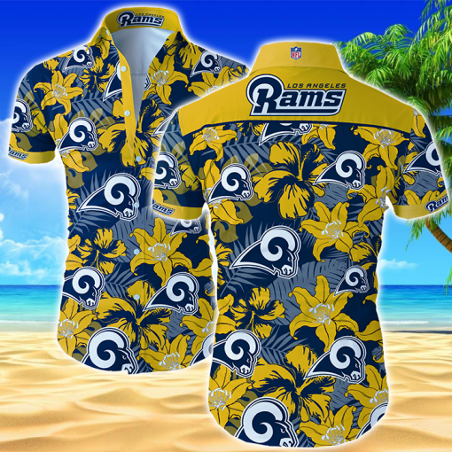 Nhl Los Angeles Rams Hawaiian Shirt