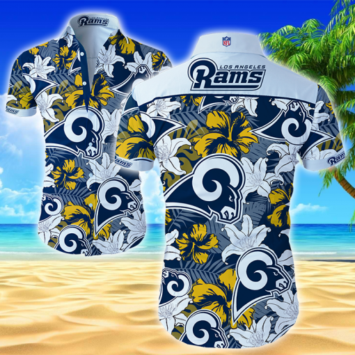 Nhl Los Angeles Rams Hawaiian  Shirt