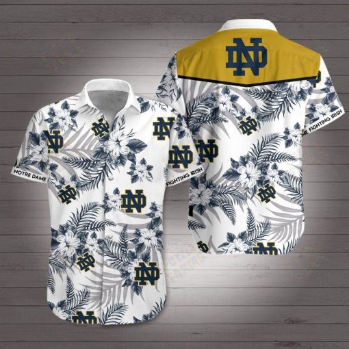 Notre Dame Fighting Irish Tropical Hawaiian Shirt