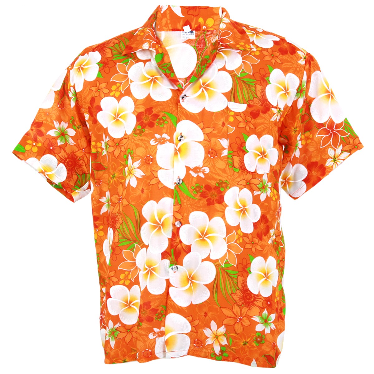 Orange Aloha Hawaiian Shirt Australia - Pick A Quilt