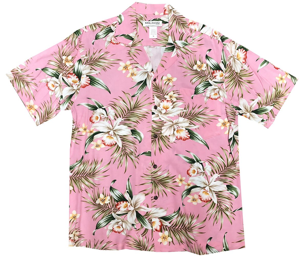 Pacific Orchid Pink Hawaiian Shirt - Pick A Quilt