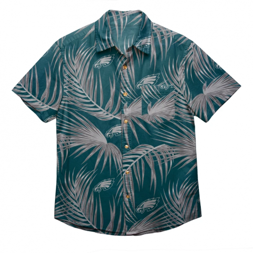 Philadelphia Eagles Tropical Pattern Hawaiian Shirt