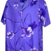 Purple Flowers Hawaiian Shirt