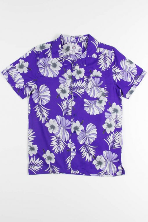 Purple Hibiscus Hawaiian Shirt