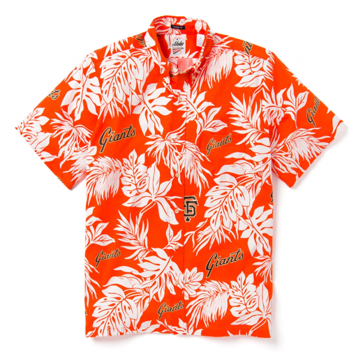 San Francisco Giants Aloha Mlb Orange Hawaiian Shirt