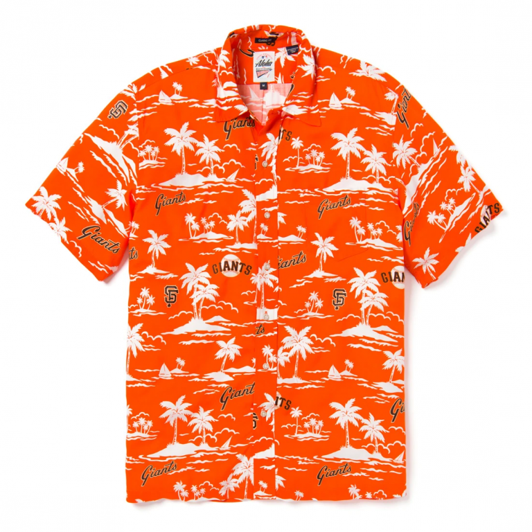 San Francisco Giants Aloha Mlb Orange Hawaiian Shirt Pick A Quilt