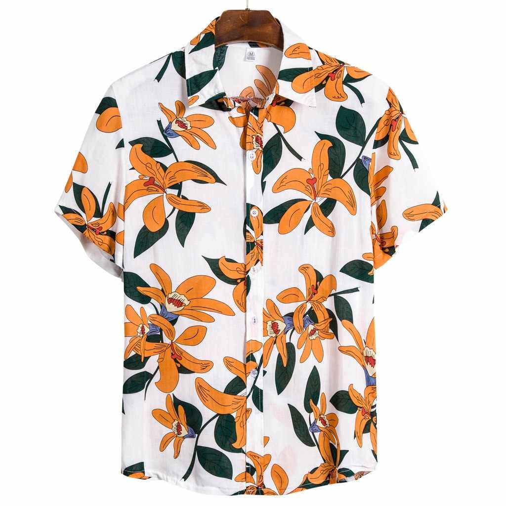 Summer Beach Hawaiian Flowers Shirt - Pick A Quilt