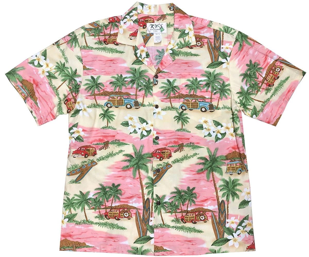 Surfboard Beach Patrol Pink Hawaiian Shirt - Pick A Quilt