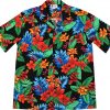 Tropical Flowers Men Hawaiian Shirt