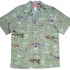 Usa Airplanes Men's Aloha Hawaiian Shirt