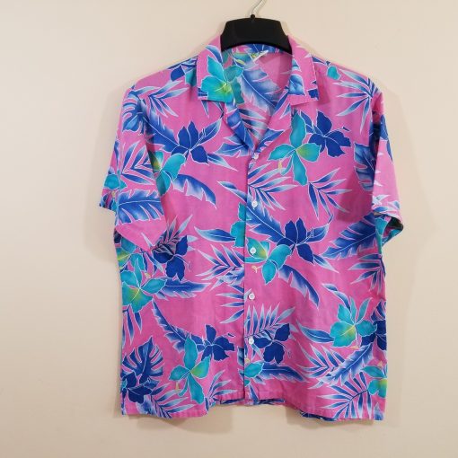 Vintage 80s Floral Hawaiian Shirt