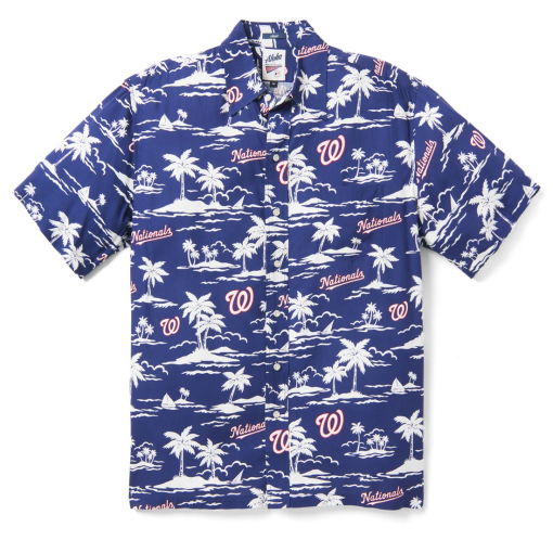 Washington Nationals Vintage Mlb Hawaiian Shirt